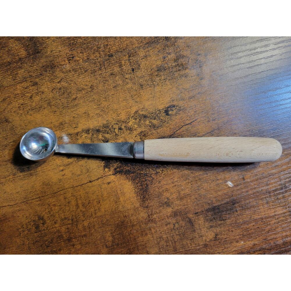 Vintage Hoan Wood Handled Melon Baller - Japan